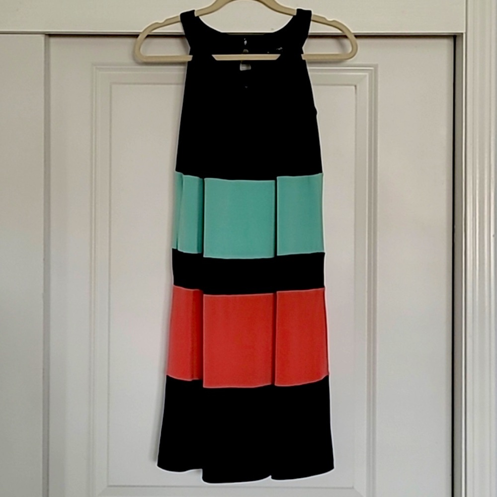 Women’s sundress size 12 Enfocus a line cute, cool, summer dress spandex poly